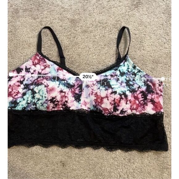 Torrid Tie Dye Lace Bra Top sz 4 (26) - Picture 4 of 7